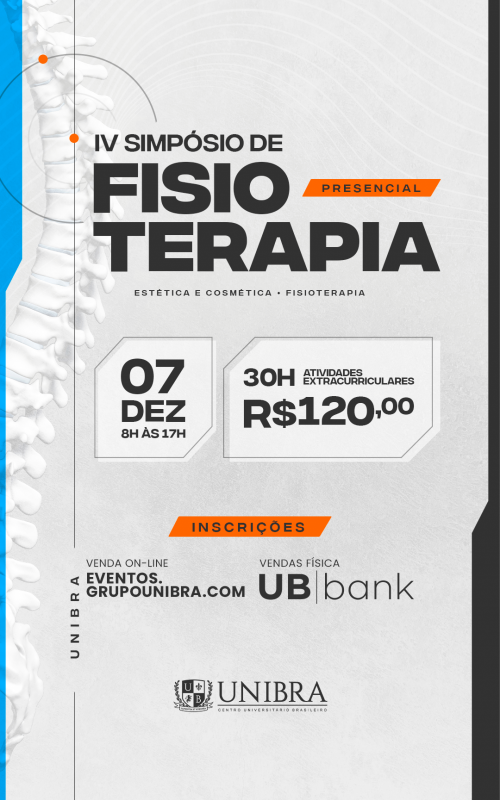 Detalhes do curso IV Simpósio de Fisioterapia