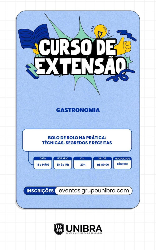 Detalhes do curso Bolo de Rolo na Prática: Técnicas, segredos e receitas