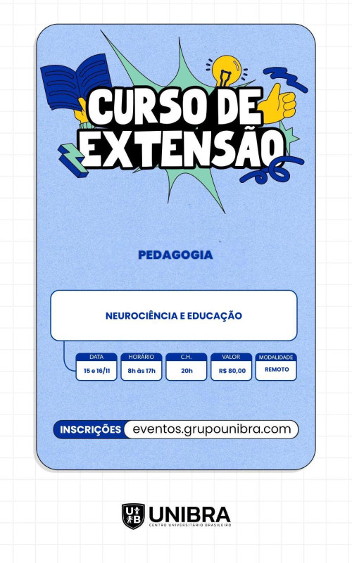 Detalhes do curso Neurociência e Educação 