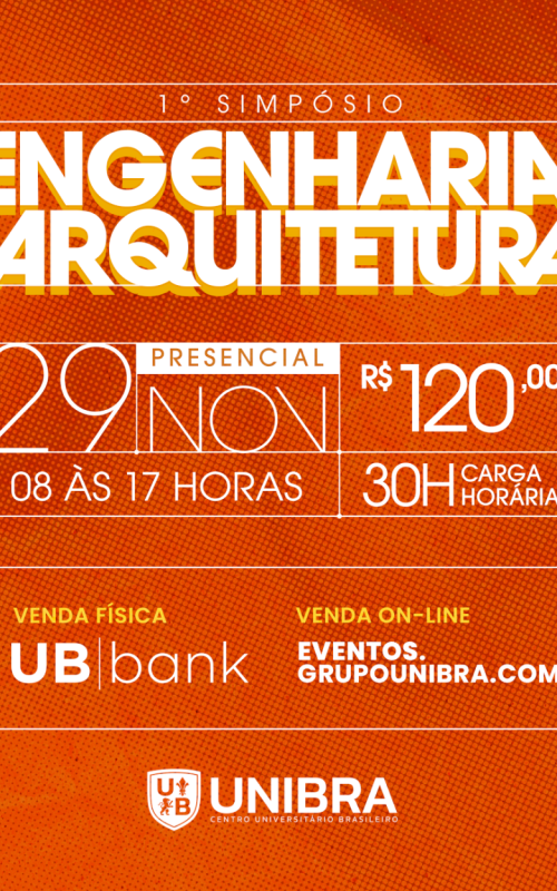 Detalhes do curso 1º Simpósio de Engenharia e Arquitetura UNIBRA
