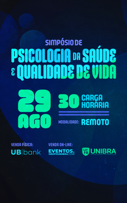 Detalhes do curso Simpósio de Psicologia da Saúde e Qualidade de Vida