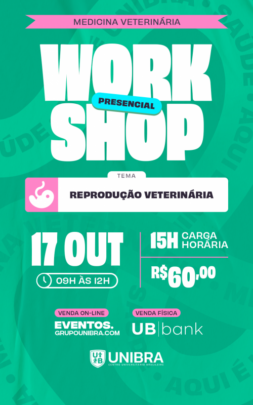 Detalhes do curso Workshop - Reprodução Veterinária
